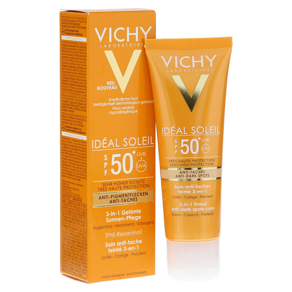 Vichy Ideal Soleil Anti Pigmentflecken Creme LSF 50+